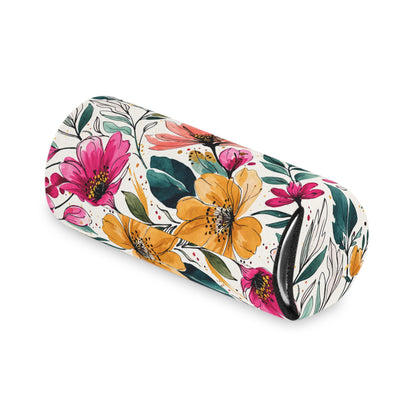 Modern Botanical Wildflower Pattern – Splatter Bloom Collection — Lightweight Foam Grip Lined Koozie
