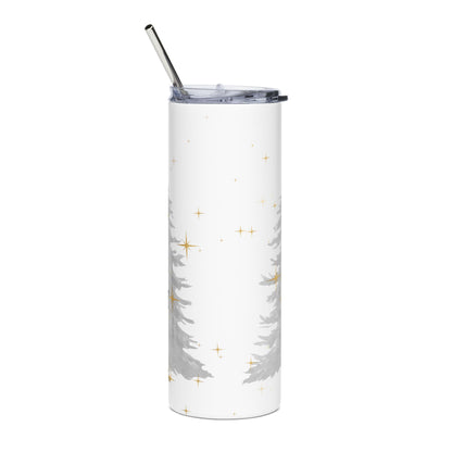 20oz Stainless Tumbler — 'Gonna Go Lay Under The Christmas Tree To Remind My Family I'm A Gift' Holiday Travel Mug