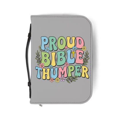 Proud Bible Thumper Multicolor Spring Easter Faith Zippered Bible Cover