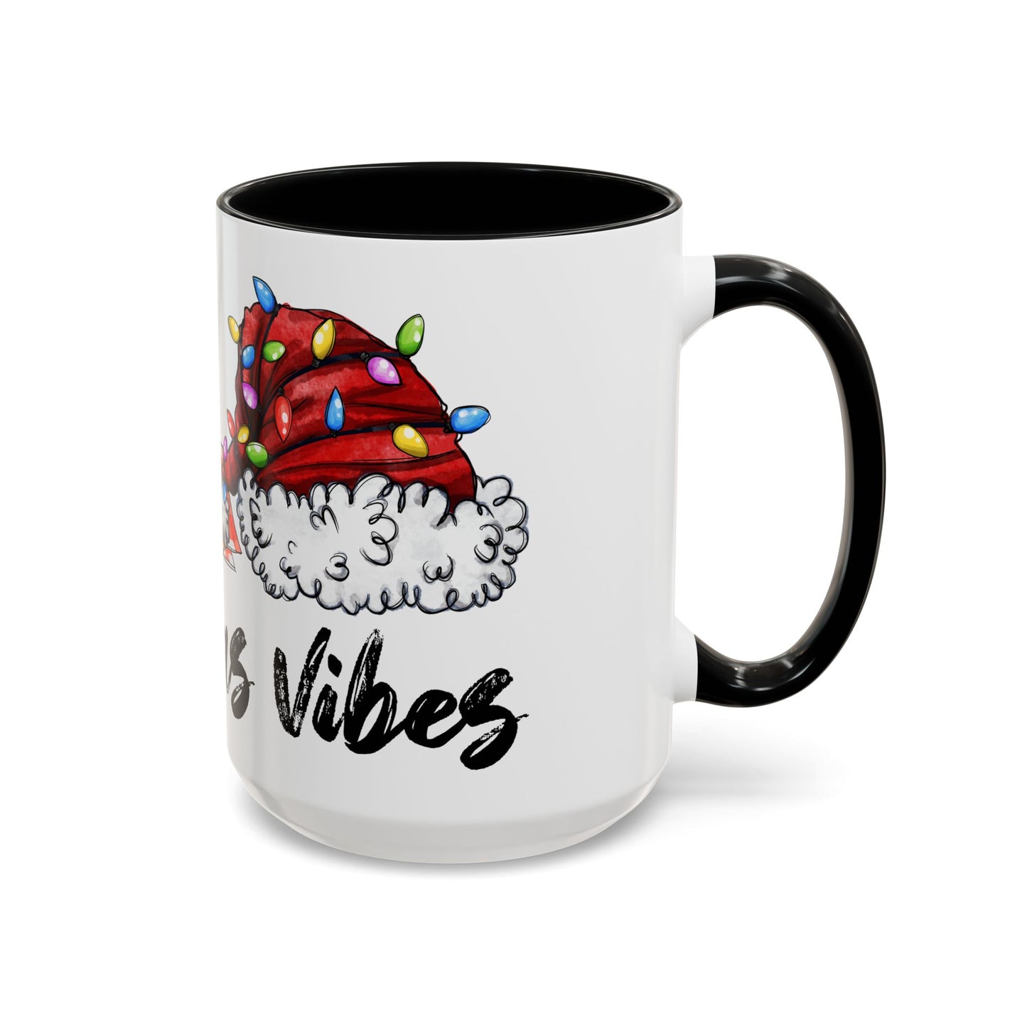 Christmas Coffee Mug, 11oz, "Christmas Vibes"