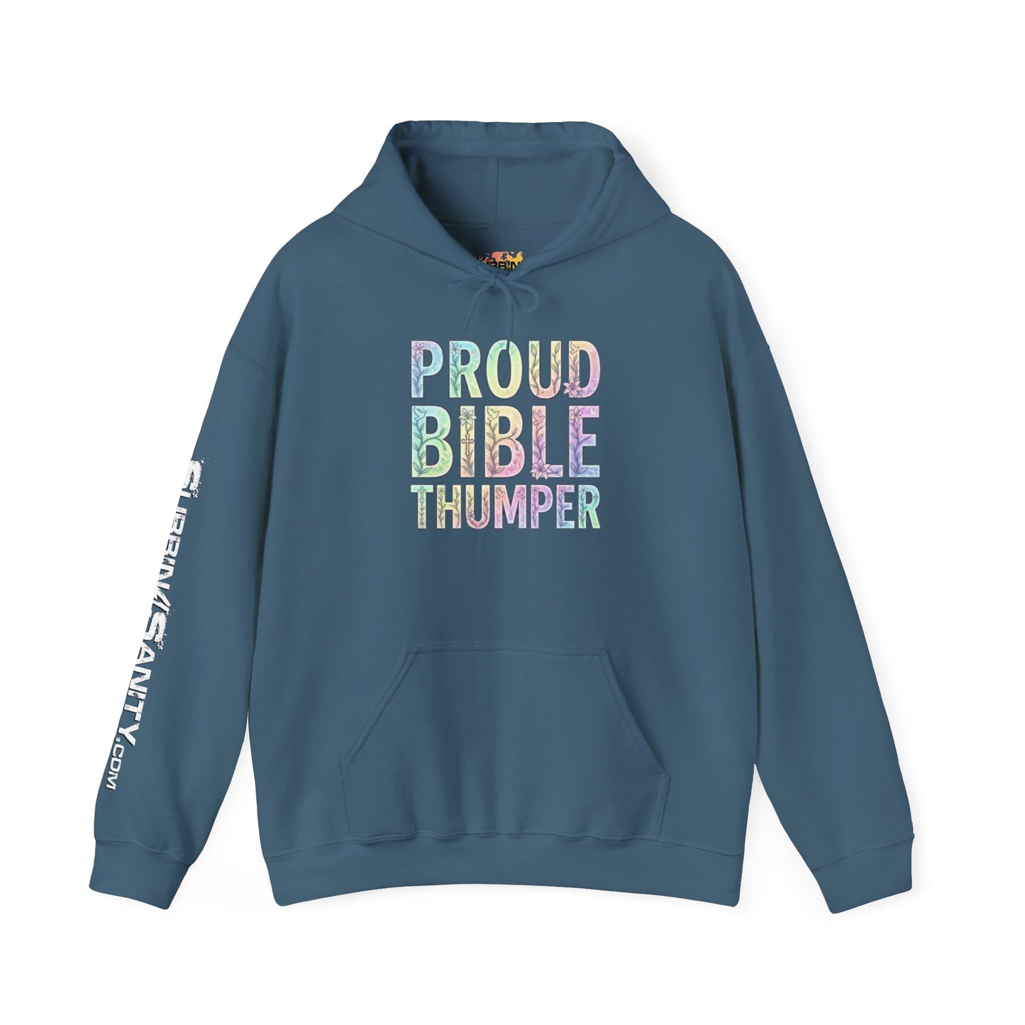 Proud Bible Thumper Pastel Rainbow Easter Faith Hoodie
