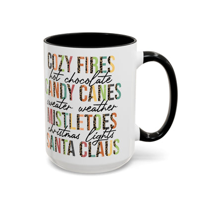 Christmas Coffee Mug, 11oz, Sweater Weather Quote -