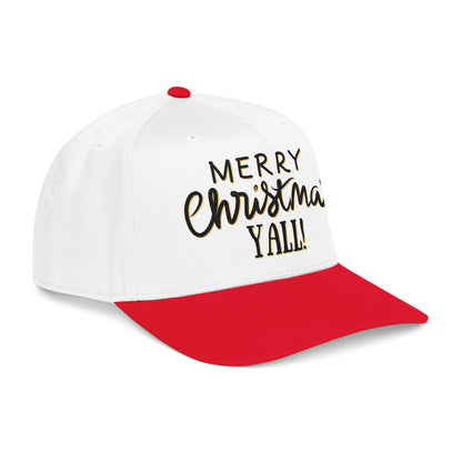 Merry Christmas Y'all Baseball Cap — Holiday DTF Baseball Hat
