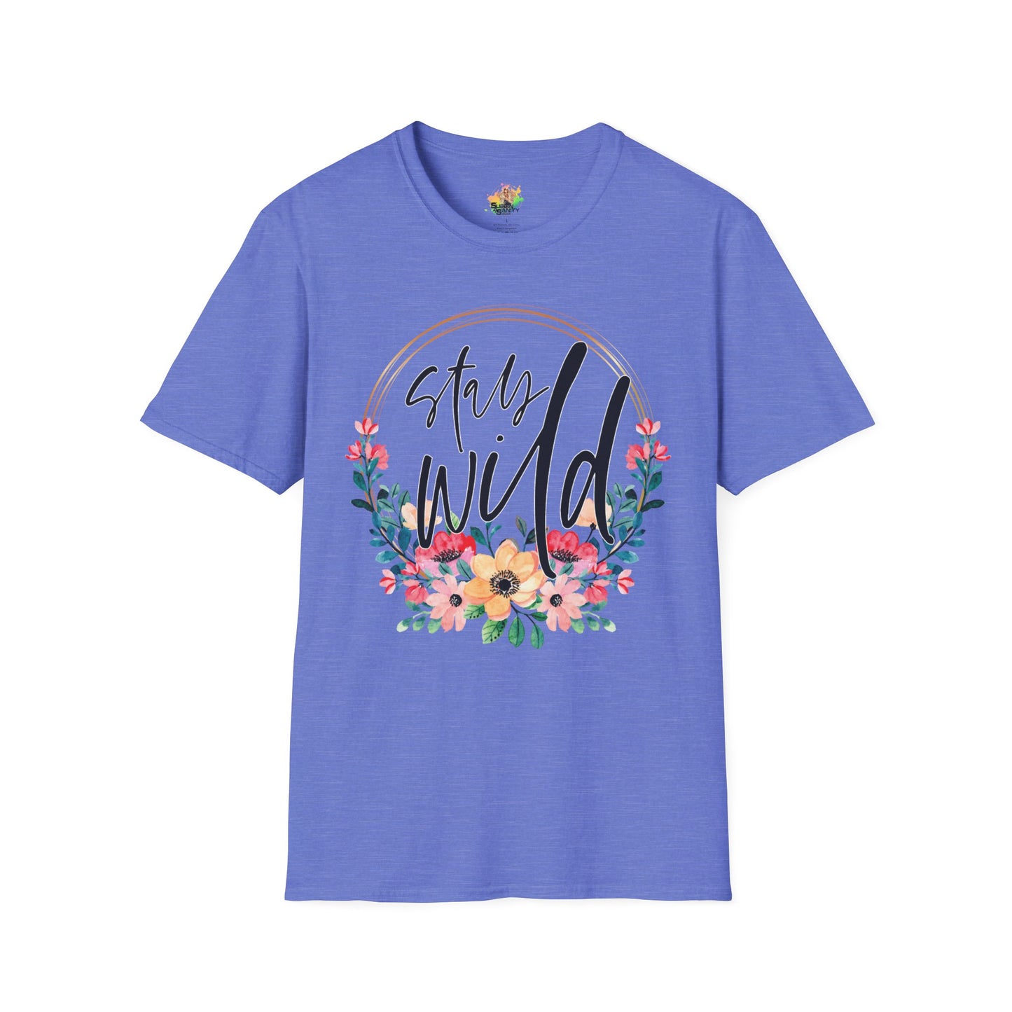 Stay Wild Graphic T-Shirt | Empowering Floral Statement Tee by Subbin4Sanity