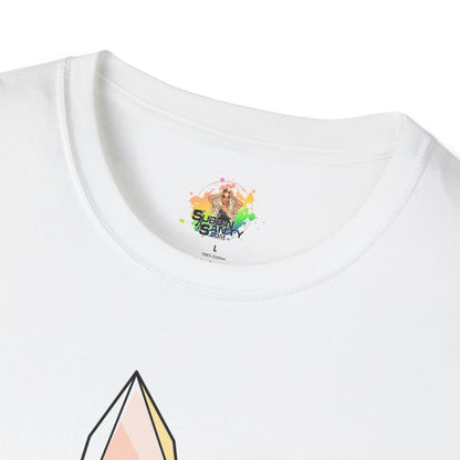 Crazy Crystal Lady Graphic T-Shirt | Funny Witchy Statement Tee by Subbin4Sanity