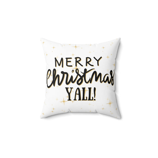 Christmas Pillowcase & Pillow Insert (White)