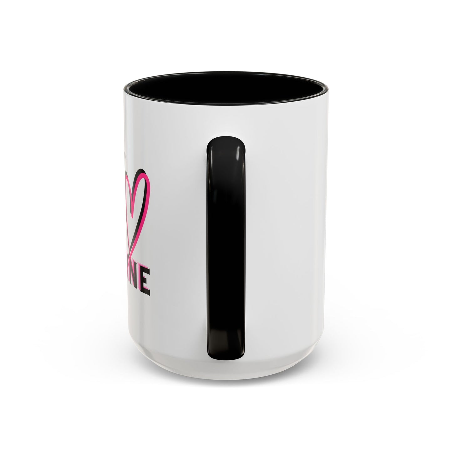 XOXO Valentine Accent Coffee Mug — 11oz & 15oz
