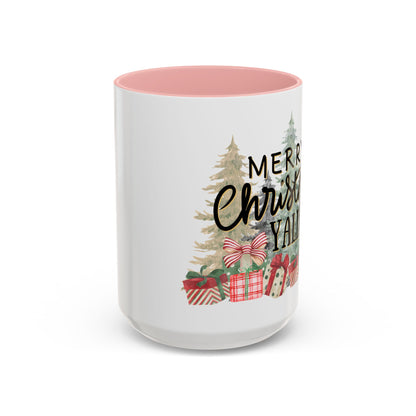 Christmas Coffee Mug, 11oz, "Merry Christmas Yall"