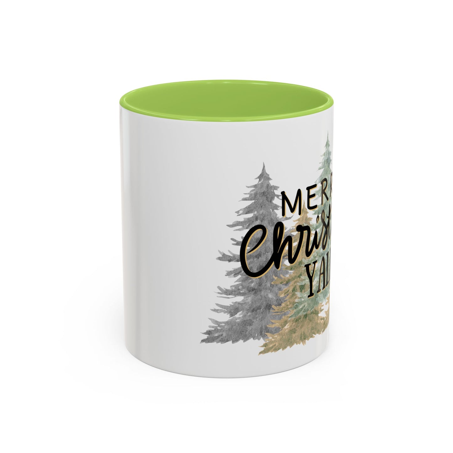 Christmas Coffee Mug, 11oz, "Merry Christmas Yall"