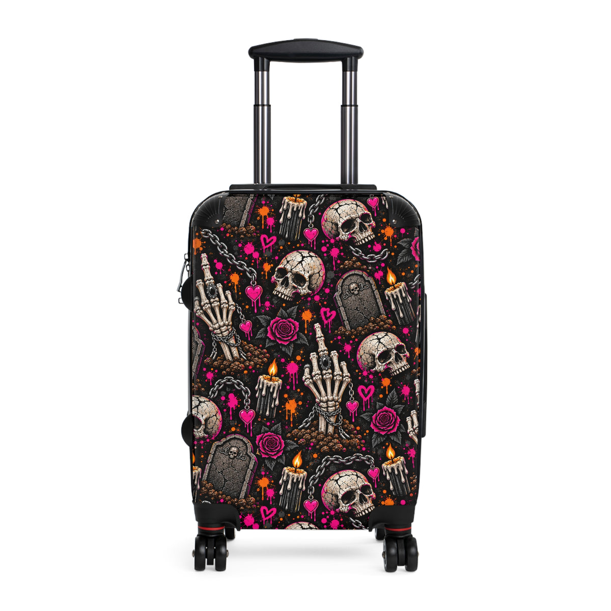 Dirt & Defiance Suitcase | Gothic Halloween Luggage by Subbin4Sanity