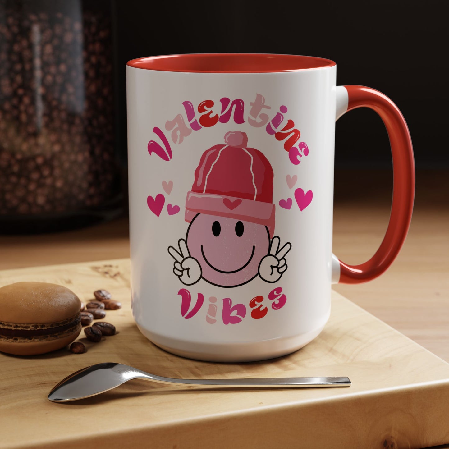 Valentines Coffee Mug, 11oz, "Valentines Vibes"