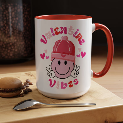 Valentines Coffee Mug, 11oz, "Valentines Vibes"