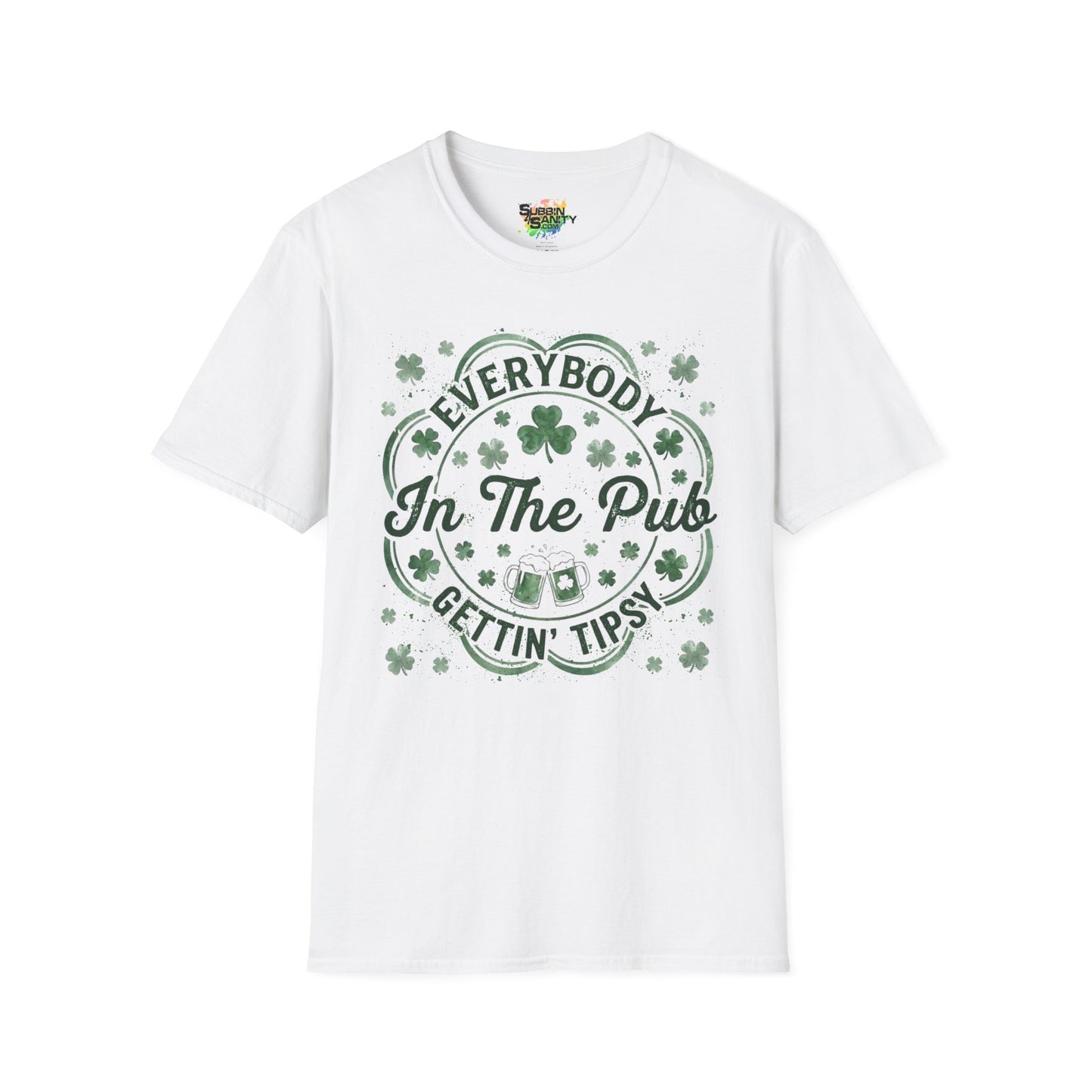 "Everybody In The Pub Gettin' Tipsy" | Unisex Softstyle T-Shirt