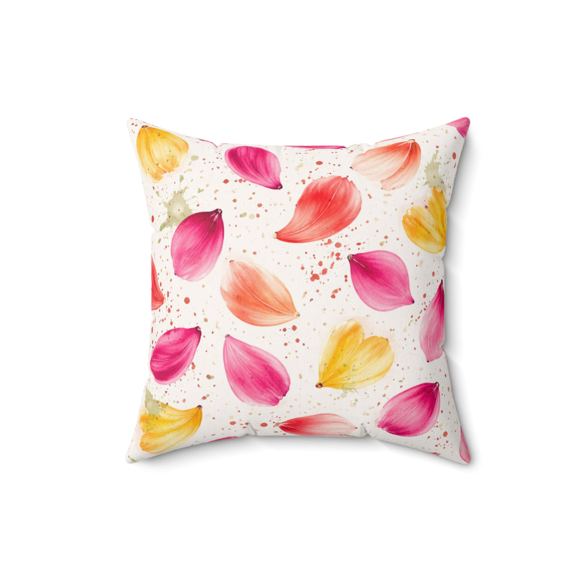 Petals & Petty Energy Double-Sided Throw Pillow | Floral Attitude Pillow by Subbin4Sanity