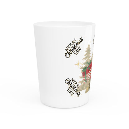 Christmas Shot Glass | “Jingle Juice Shooters” | Funny Drinkware | Festive Holiday Drinkware by Subbin4Sanity