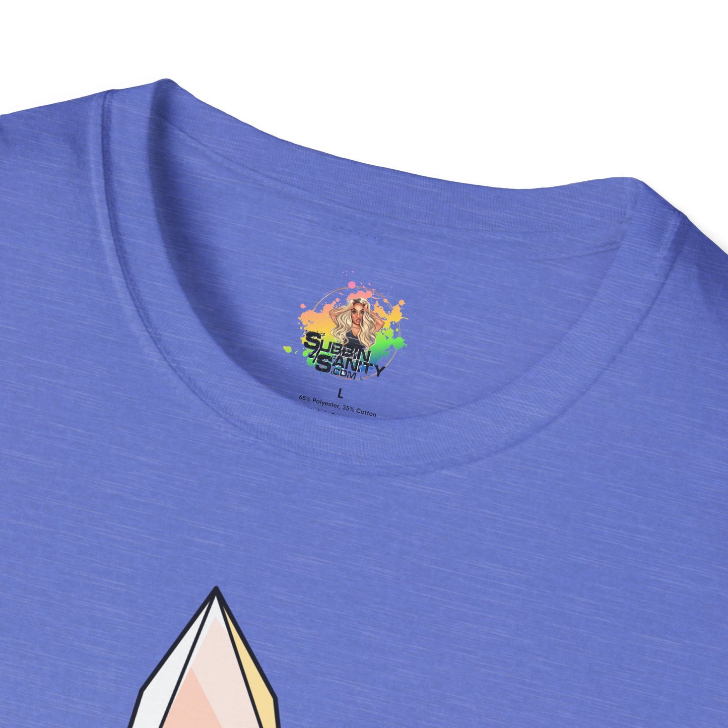 Crazy Crystal Lady Graphic T-Shirt | Funny Witchy Statement Tee by Subbin4Sanity