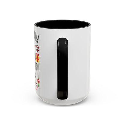 Christmas Coffee Mug, 11oz, "Most likely to crash Santa's sleigh"