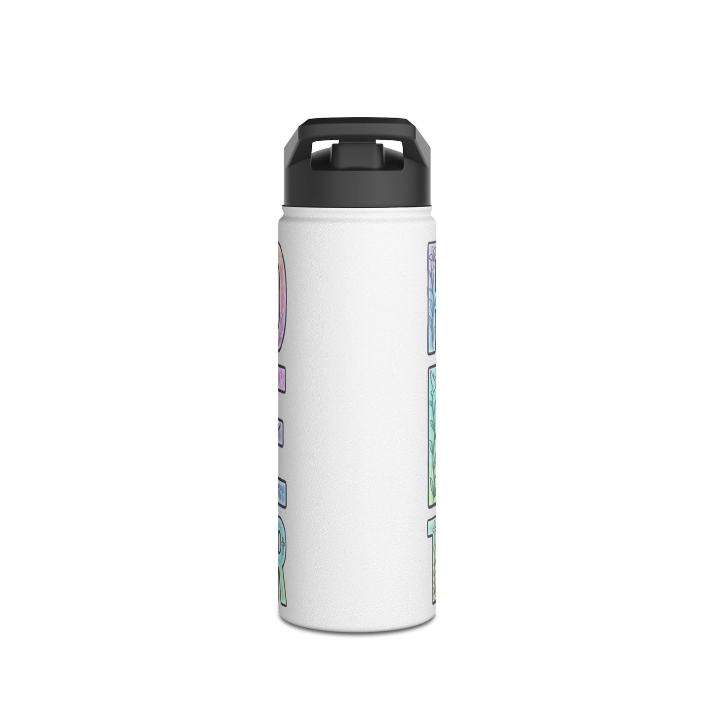 Proud Bible Thumper Pastel Rainbow Easter Faith Stainless Steel Water Bottle