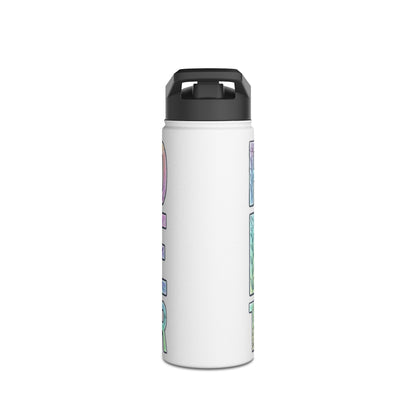 Proud Bible Thumper Pastel Rainbow Easter Faith Stainless Steel Water Bottle