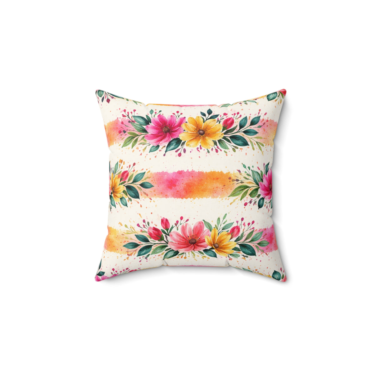 Catch Me In My Bloom Era Double-Sided Throw Pillow | Floral Spring Statement Pillow by Subbin4Sanity