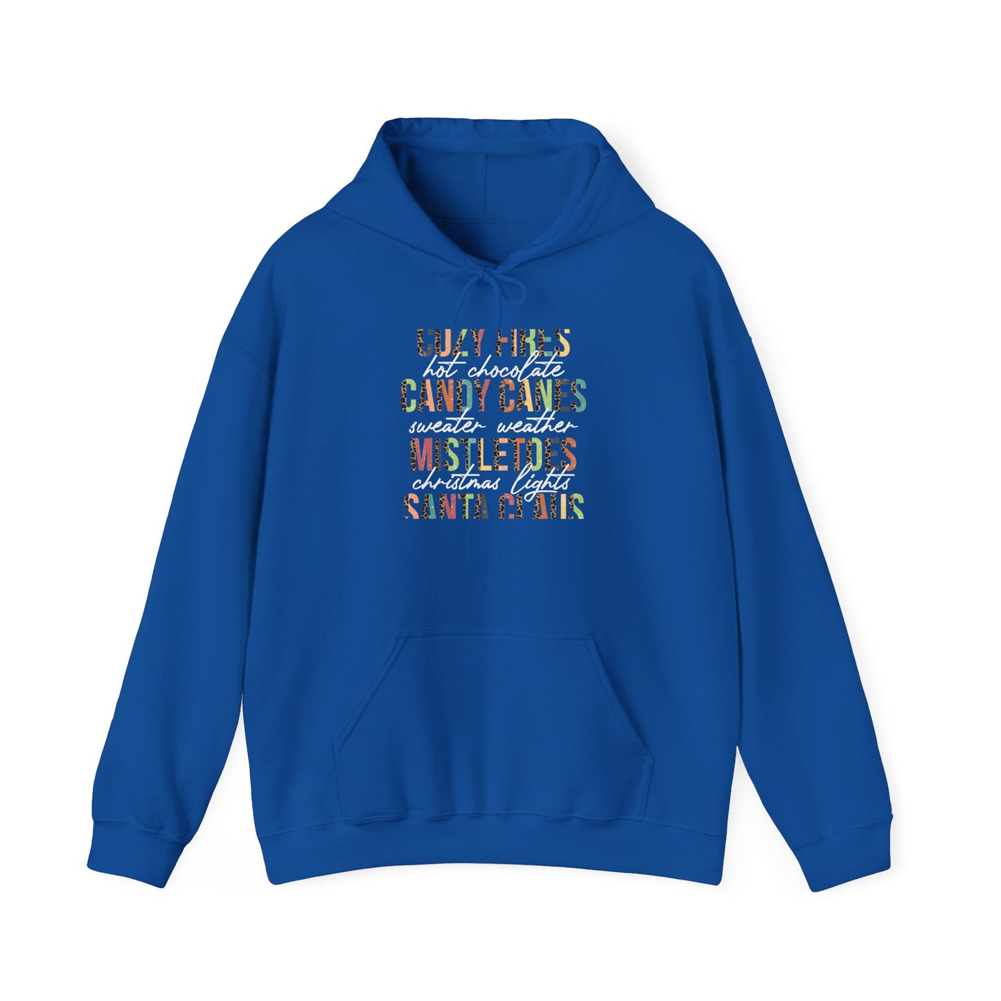 Cozy Fires & Candy Canes Hoodie | Festive Christmas Pullover by Subbin4Sanity