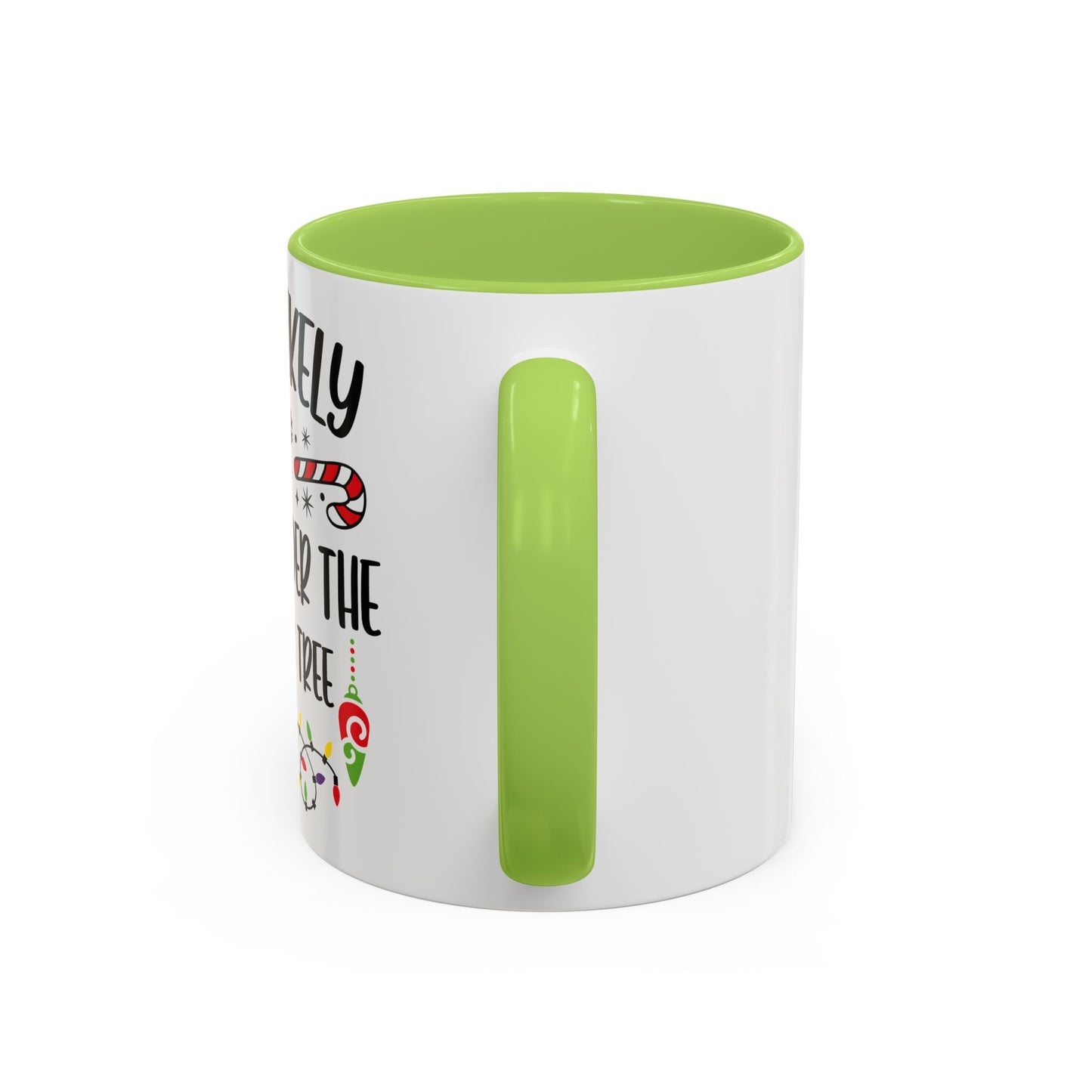 Christmas Coffee Mug, 11oz, "To peak under the Christmas Tree"