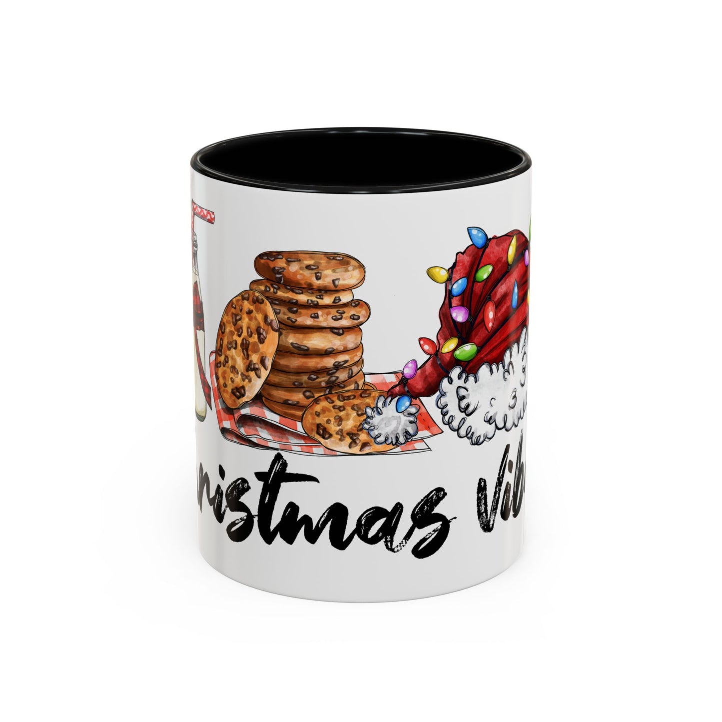 Christmas Coffee Mug, 11oz, "Christmas Vibes"
