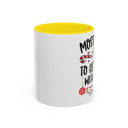 Christmas Coffee Mug, 11oz, "To get sassy with Santa"