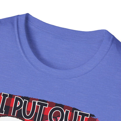 I Put Out For Santa Graphic T-Shirt | Funny Naughty Christmas Tee by Subbin4Sanity