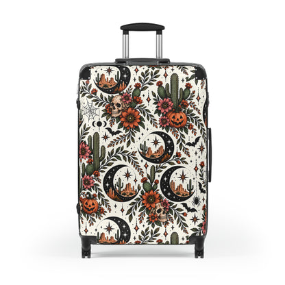 Desert Moonlight Suitcase | Boho Halloween Luggage by Subbin4Sanity