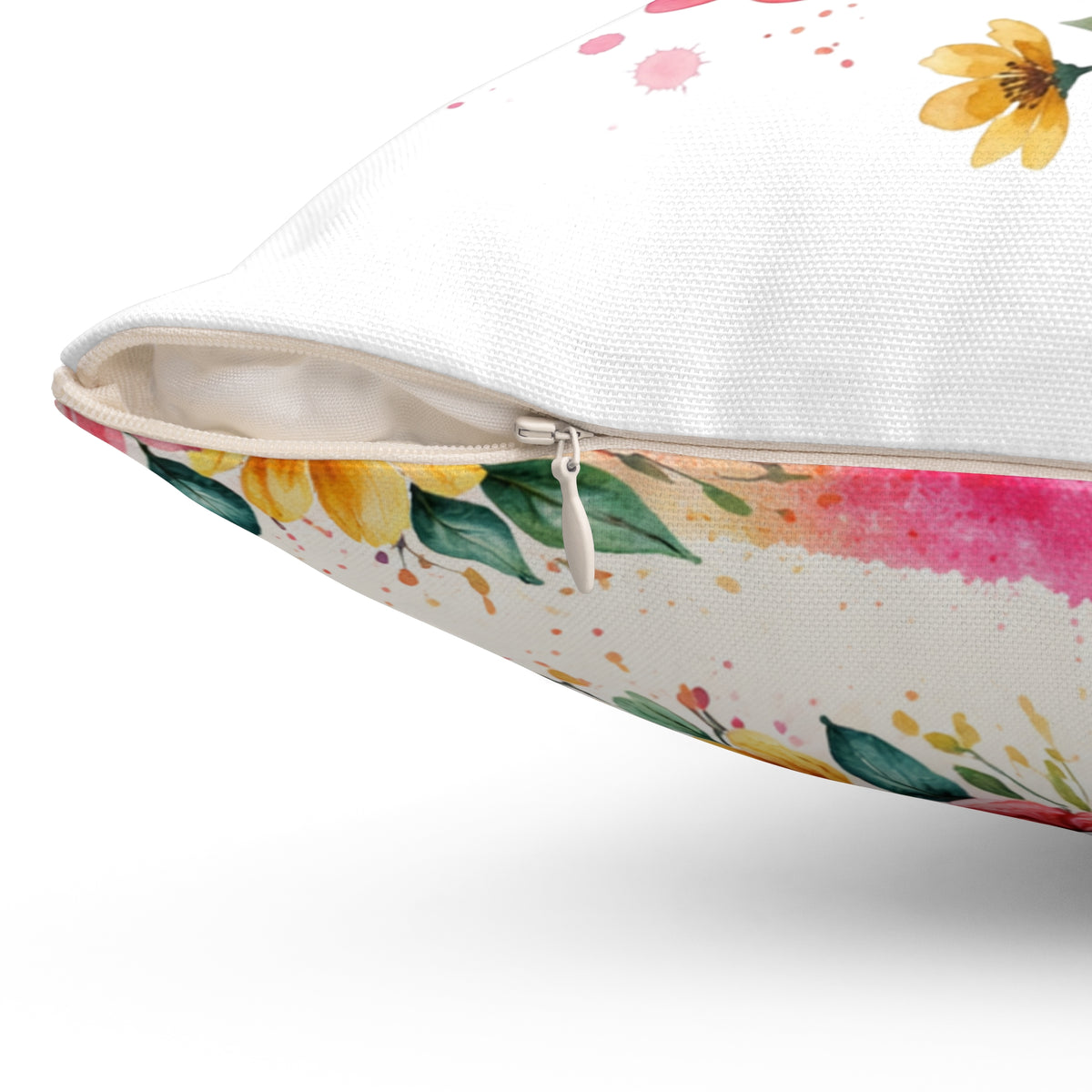 Catch Me In My Bloom Era Double-Sided Throw Pillow | Floral Spring Statement Pillow by Subbin4Sanity