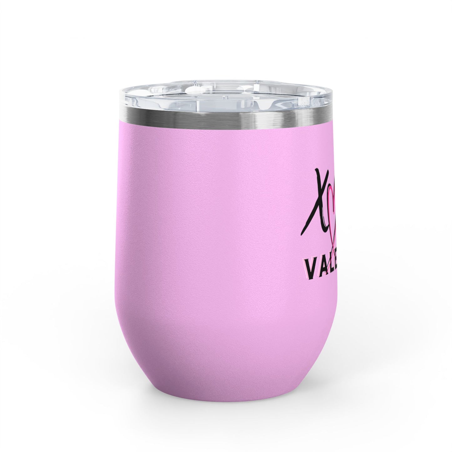 Valentine XOXO Hearts 12oz Wine Tumbler