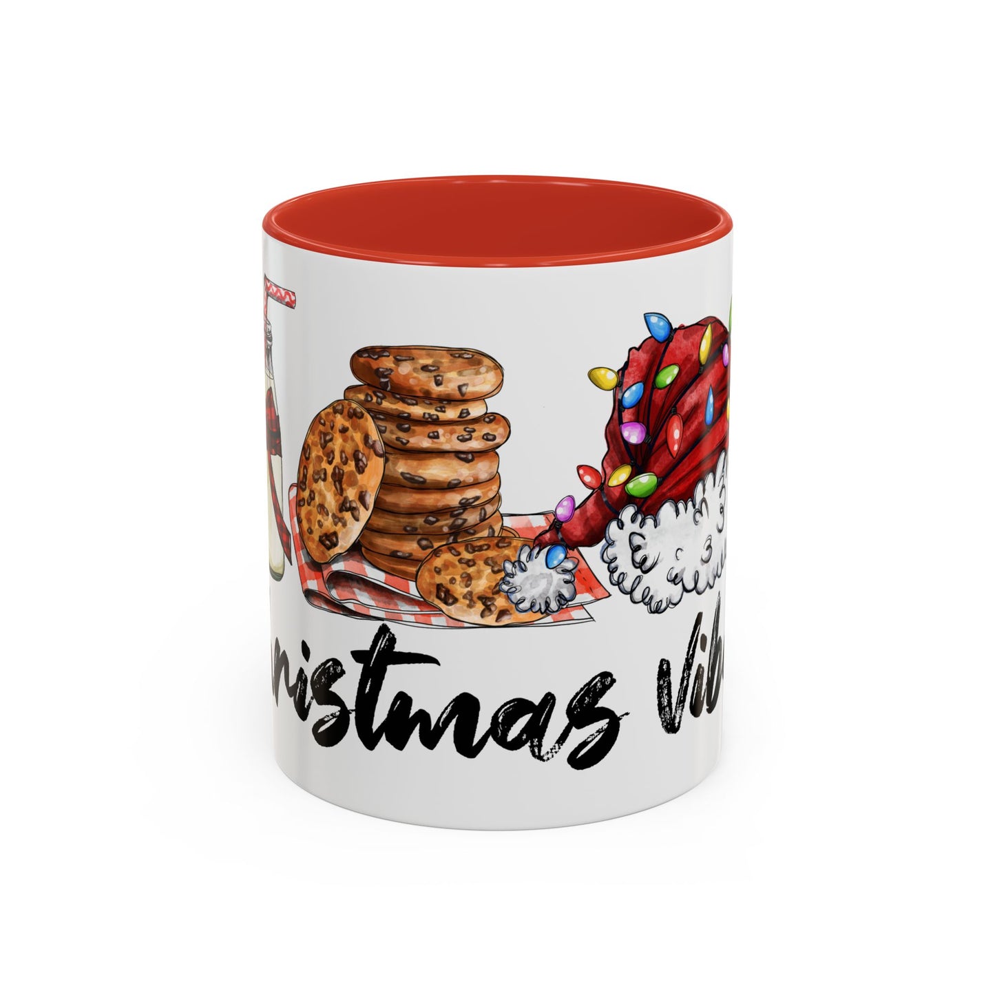 Christmas Coffee Mug, 11oz, "Christmas Vibes"