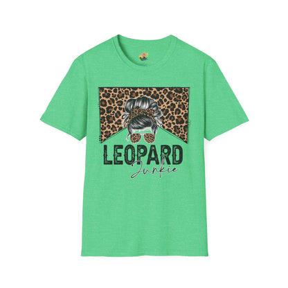 Leopard Junkie Graphic T-Shirt | Retro Bad Girl Statement Tee by Subbin4Sanity