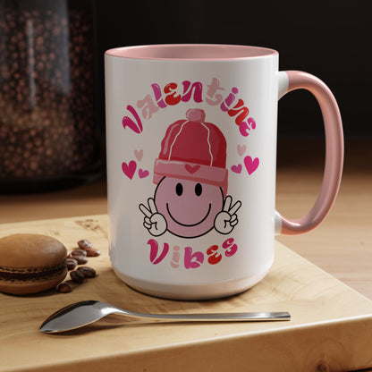 Valentines Coffee Mug, 11oz, "Valentines Vibes"