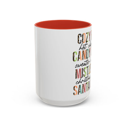 Christmas Coffee Mug, 11oz, Sweater Weather Quote -