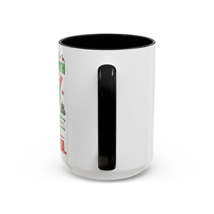 Christmas Coffee Mug, 11oz, "Filled With Vodka"