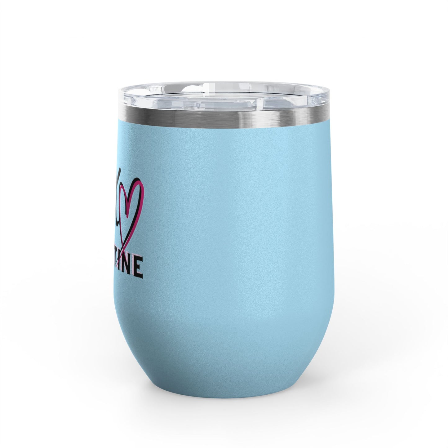 Valentine XOXO Hearts 12oz Wine Tumbler