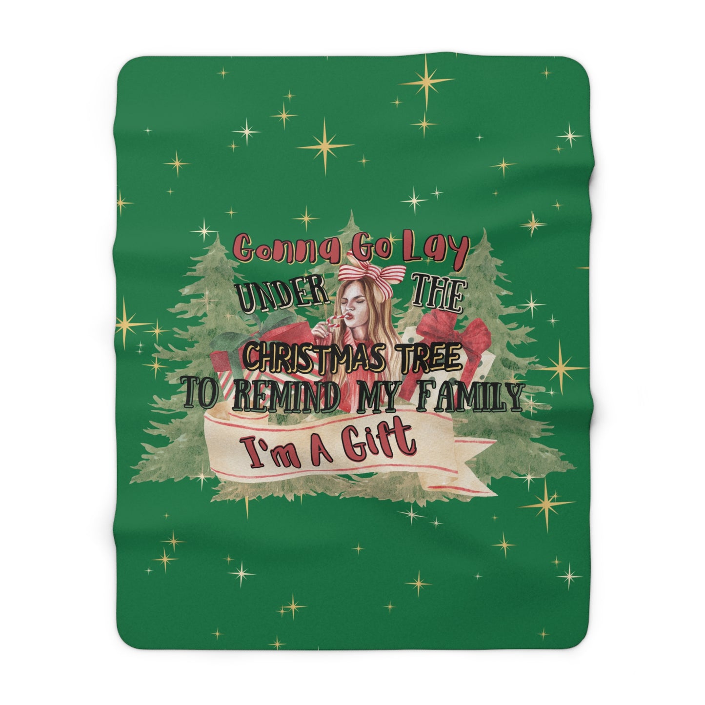 Christmas Sherpa Fleece Blanket