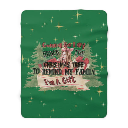 Christmas Sherpa Fleece Blanket
