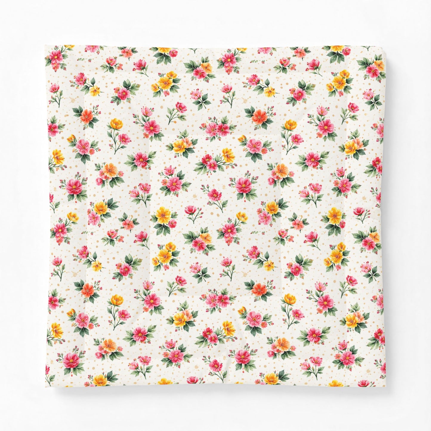 Wildflower Sprinkle Pattern – Splatter Bloom Collection – Comforter