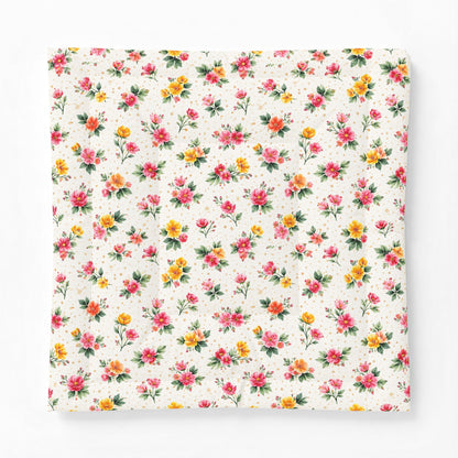 Wildflower Sprinkle Pattern – Splatter Bloom Collection – Comforter