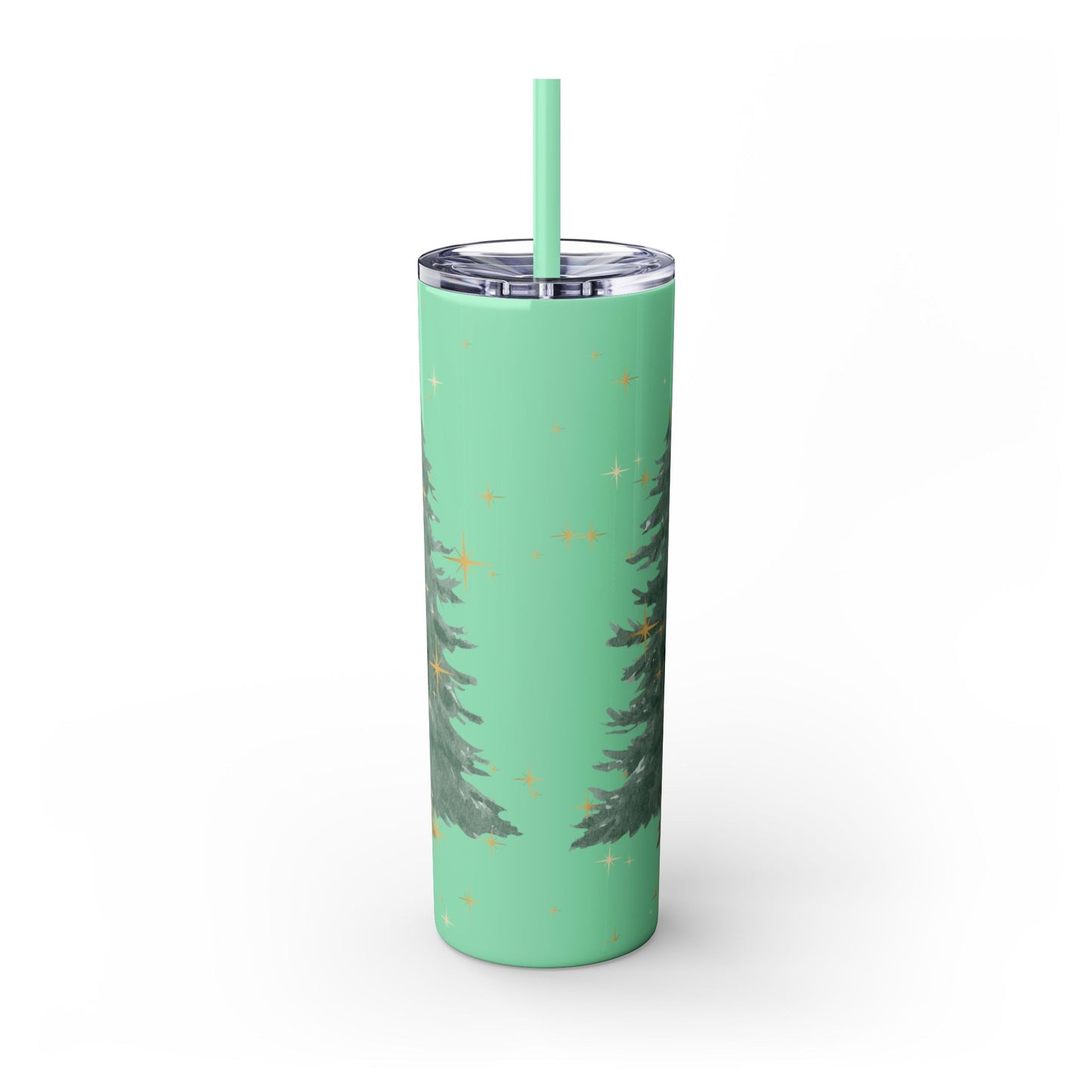 Christmas Skinny Tumbler with Straw, 20oz