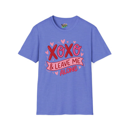 "XOXO & Leave Me Alone" Valentine T-Shirt – Cute Graphic Tee | Unisex Softstyle Valentine’s Day Shirt