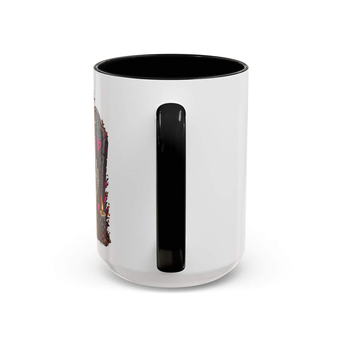 I Buried My Last Fuck Right Here Coffee Mug | Sarcastic Gothic Ceramic Mug by Subbin4Sanity