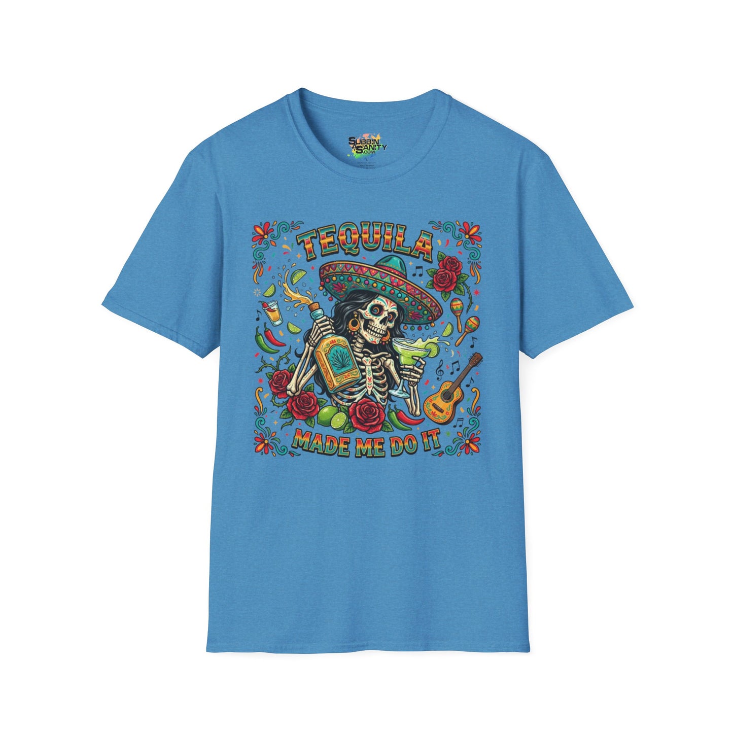 "Tequila Made Me Do It" | Unisex Softstyle T-Shirt