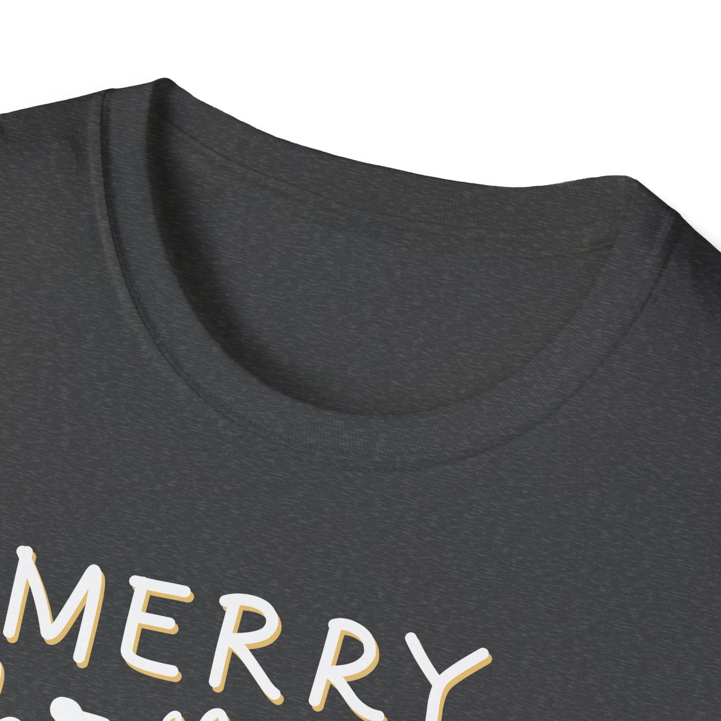 Merry Christmas Y’all Text Graphic T-Shirt | Southern Holiday Tee by Subbin4Sanity