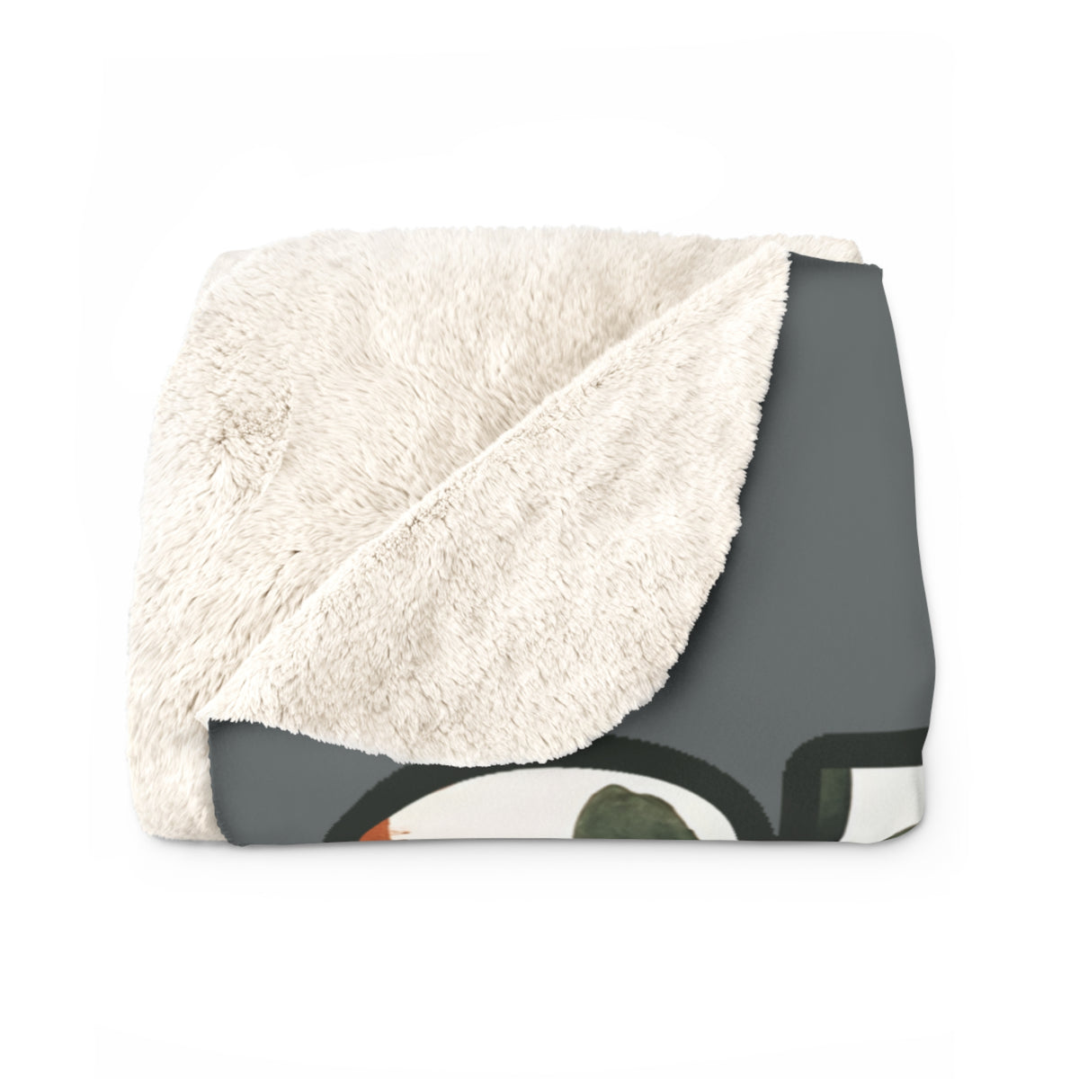 Spooky Season Sherpa Fleece Blanket | Boho Halloween Throw by Subbin4Sanity