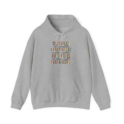 Cozy Fires & Candy Canes Hoodie | Festive Christmas Pullover by Subbin4Sanity
