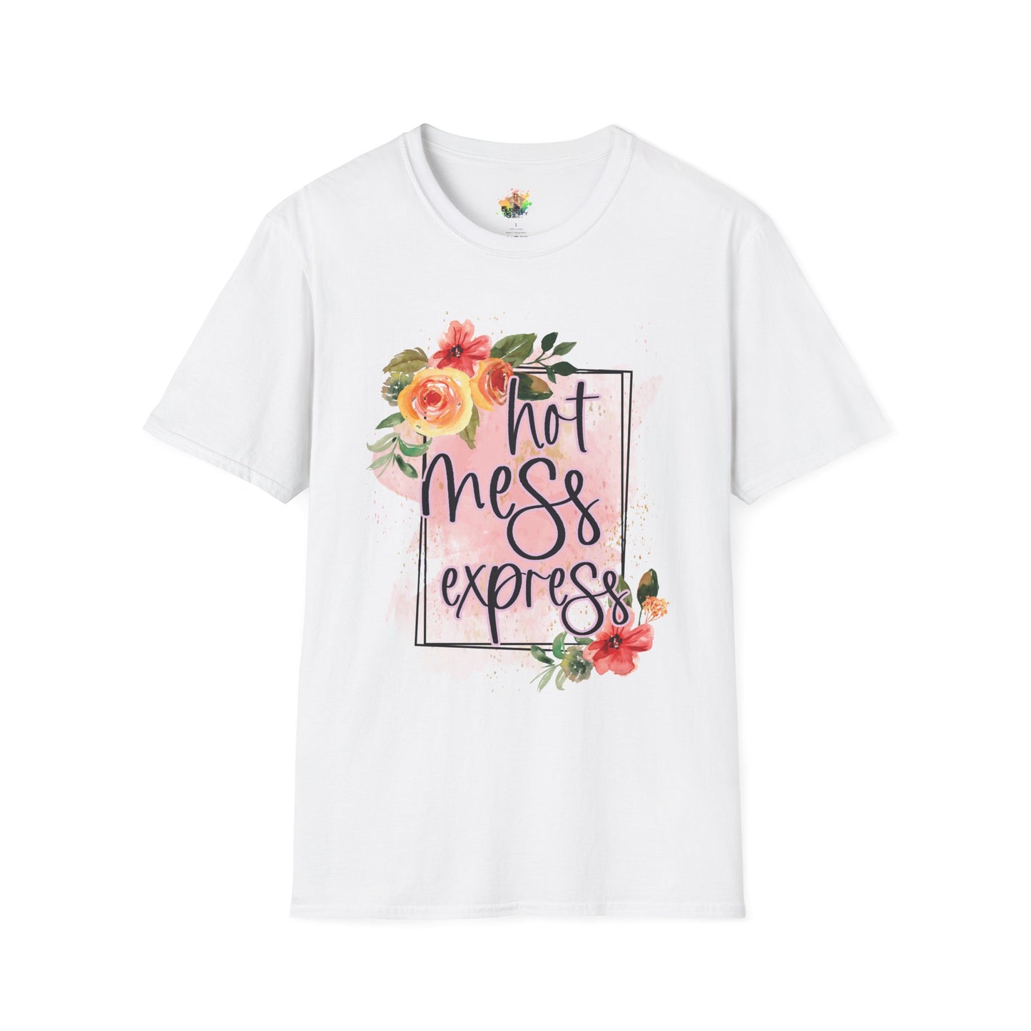 Hot Mess Express Graphic T-Shirt | Funny Chaos Life Statement Tee by Subbin4Sanity
